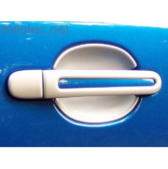 Kryty pod kliky - malé, ABS stříbrný matný (2 ks), Roomster • Citigo