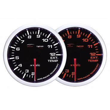 Hodiny Depo WA 60mm - Teplota výfukových plynů