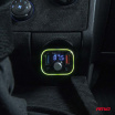 FM vysílač do auta 2×USB-A 1×USB-C microSD 12V 24V AMIO-04652