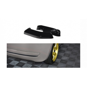 Splitter Fiat 500 Tył Boczne Gloss Black Splitter Fiat 500 Tył Boczne Gloss Black
