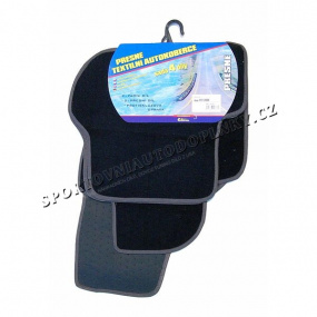 Textilní koberce černé 4ks - ŠKODA YETI 2009+