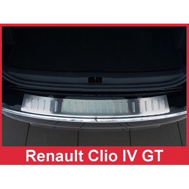 Nerez kryt- ochrana prahu zadního nárazníku Renault Clio IV Grand Tour 2013-16