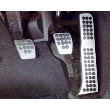 Sportovní pedály Milotec (vozy s manuál.převodovkou)- Octavia II, Octavia II Facelift, Superb II, Yeti