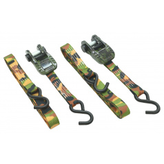 Popruh s ráčnou a háky 2ks 500daN 25mm x 5m KAMU