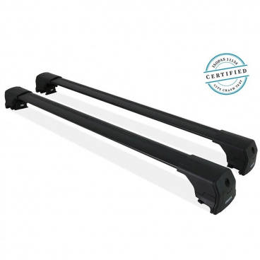 Uzamykatelné alu střešní nosiče s plnou lyžinou černé Jaecoo J7, BYD, MB EQA 2022+