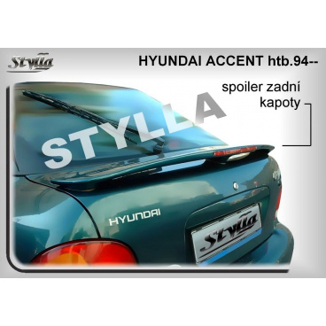 Hyundai Accent 3D/5D htb 1994+ spoiler zadní kapoty (EU homologace)