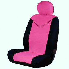 Univerzální potah sedadla černo/růžový
