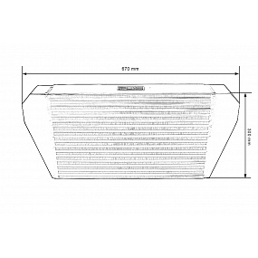 Intercooler TurboWorks 500x300x102 tylny Czarny