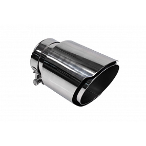 Koncovka tlumiče 101mm vstup 70mm Leštěná