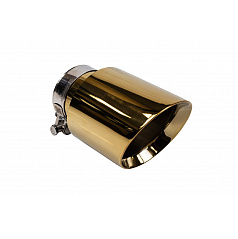 Koncovka tlumiče 101mm vstup 67mm Gold