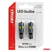 LED žárovky STANDARD W5W T10 2525 10SMD bílé 12V 24V