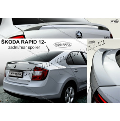 Škoda Rapid 2012- zadní spoiler (EU homologace)