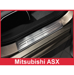 Nerez ochranné lišty prahu dveří 4ks Mitsubishi ASX 2010-16