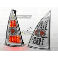 CITROEN C3 2002-09 ZADNÍ LED LAMPY CHROM