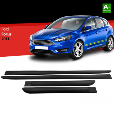 Plastové boční ochranné lišty dveří Ford Focus 2011+ Plastové boční ochranné lišty dveří Ford Focus 2011+