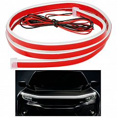 Bílý LED pásek pod přední kapotu 12V 120 cm 