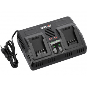 Nabíječka na 2x AKU baterie 18 V, 2.2 A Nabíječka na 2x AKU baterie 18 V, 2.2 A