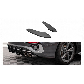 Splitter Audi S3 8Y Tył Boczne Street Pro Black Splitter Audi S3 8Y Tył Boczne Street Pro Black