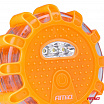 Automobilová nouzová lampa akumulátorová s funkcí svítilny 12SMD+3SMD 650mAh (BATT) oranžové světlo