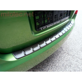 Práh pátých dveří s výstupky, 3D Carbonstyl - Škoda Fabia II. Limousine / RS Limousine 2007-2014