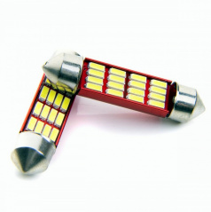 Žárovky sulfit Einparts CANBUS 16 SMD 4014 39mm White 12V - 2 ks