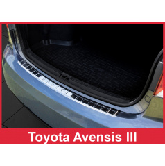 Nerez kryt- ochrana prahu zadního nárazníku Toyota Avensis III Mk 2008-12