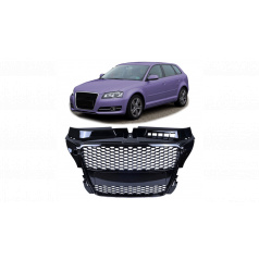 Gril Audi A3 8P Facelift Lesklá Černá