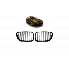 Gril BMW 5 F07 dvojité žebrování Matná černá