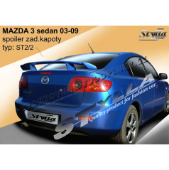 MAZDA 3 sedan 03-09 spoiler zad. kapoty (EU homologace)