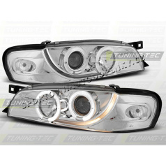 SUBARU IMPREZA 1993-00 PŘEDNÍ ČÍRÁ SVĚTLA ANGEL EYES CHROME