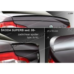 Škoda superb II sedan 2008- zadní spoiler (EU homologace)