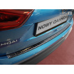 Nerez kryt- černá ochrana prahu zadního nárazníku Nissan Qashqai II FL 2017