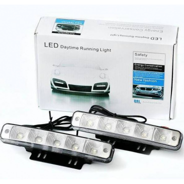 Světla pro denní svícení Superlight 8 LED diod 420LM 190 x 32 x 45 mm