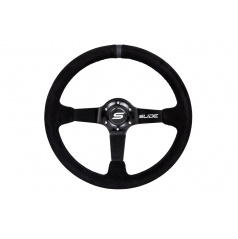 Sportovní volant WRC černý semiš 350 mm