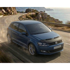 Převlek přední části kapoty černý VW Polo 2009-17