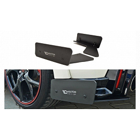 Splitter Honda Civic IX Type-R Tył Boczne Racing Splitter Honda Civic IX Type-R Tył Boczne Racing