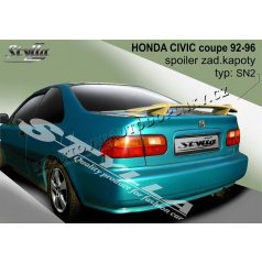 HONDA CIVIC coupe 92-96 spoiler zad. kapoty (EU homologace)