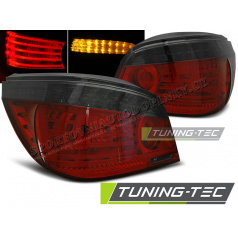 BMW E60 07.2003-07 zadní lampy red smoke LED