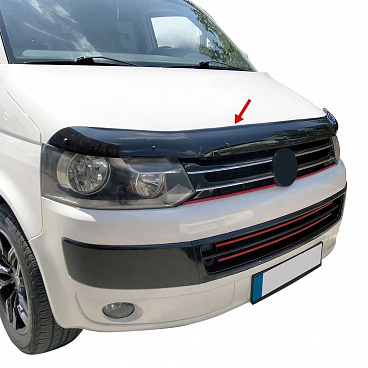 Deflektor přední kapoty VW T5 2009-2014 Deflektor přední kapoty VW T5 2009-2014