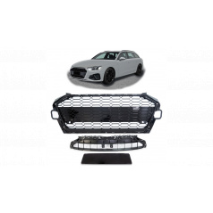 Gril Audi A4 B9 Facelift Lesklá Černá