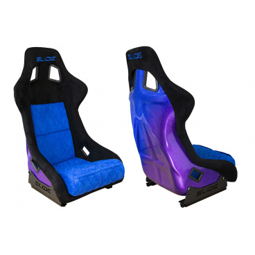 Sportovní skořepina SLIDE KS2 Premium Černé & Prošívané Modrý Velur Fialovo-Modrý Třpyt Sportovní skořepina SLIDE KS2 Premium Černé & Prošívané Modrý Velur Fialovo-Modrý Třpyt