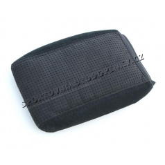 Škoda Octavia II 04-09 - PERFORATED potah loketní opěrky Jumbo Boxu z ALACANTARY - BLACK