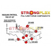 Nissan Patrol Y60 1987-97 StrongFlex kompletní sestava silentbloků 22 ks