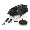 VW Golf 5 10.2003-09 přední čirá světla LED DRL black