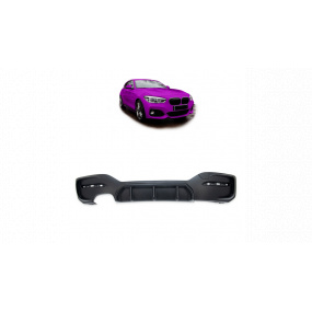 Difuzor BMW 1 F20 F21 Facelift Zadní Matná Černá Difuzor BMW 1 F20 F21 Facelift Zadní Matná Černá