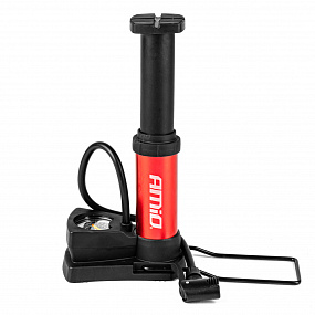 Mini nožní pumpa MINI PU03 kovová s manometrem
