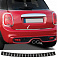 Nerez - karbon kryt horní hrany zadního nárazníku Mini Cooper F56, F60 2014-2023