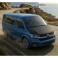 Převlek kapoty černý karbon VW T6