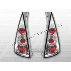 CITROEN C3 2002-09 ZADNÍ LAMPY CHROM