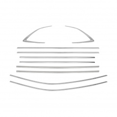 Nerez kompletní obložení oken Škoda Scala 2019+ (10 dílů)